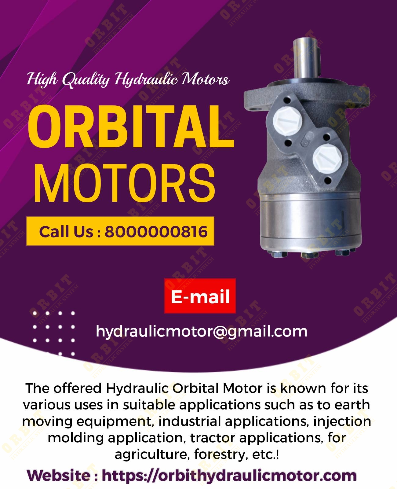 Danfoss OMM OMP OMR OMS Hydraulic Motor OMP X - 50 11185722 White Hydraulic Motor