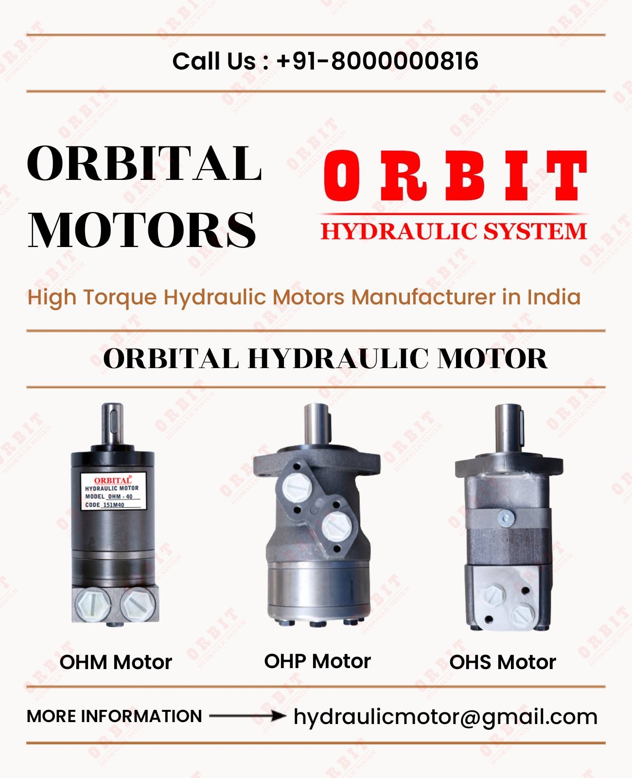 Danfoss OMM Hydraulic Motor In India OMP X - 50 11162887 White Hydraulic Motor